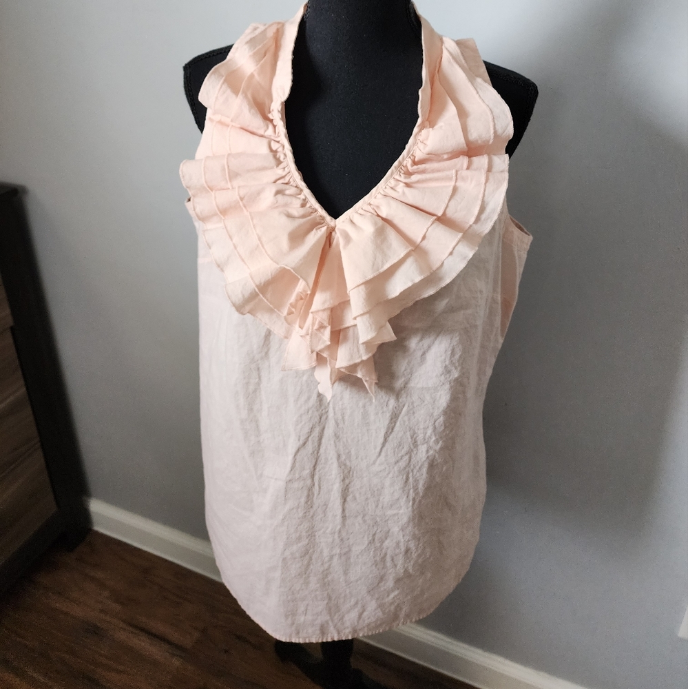LOFT Ruffle Tank